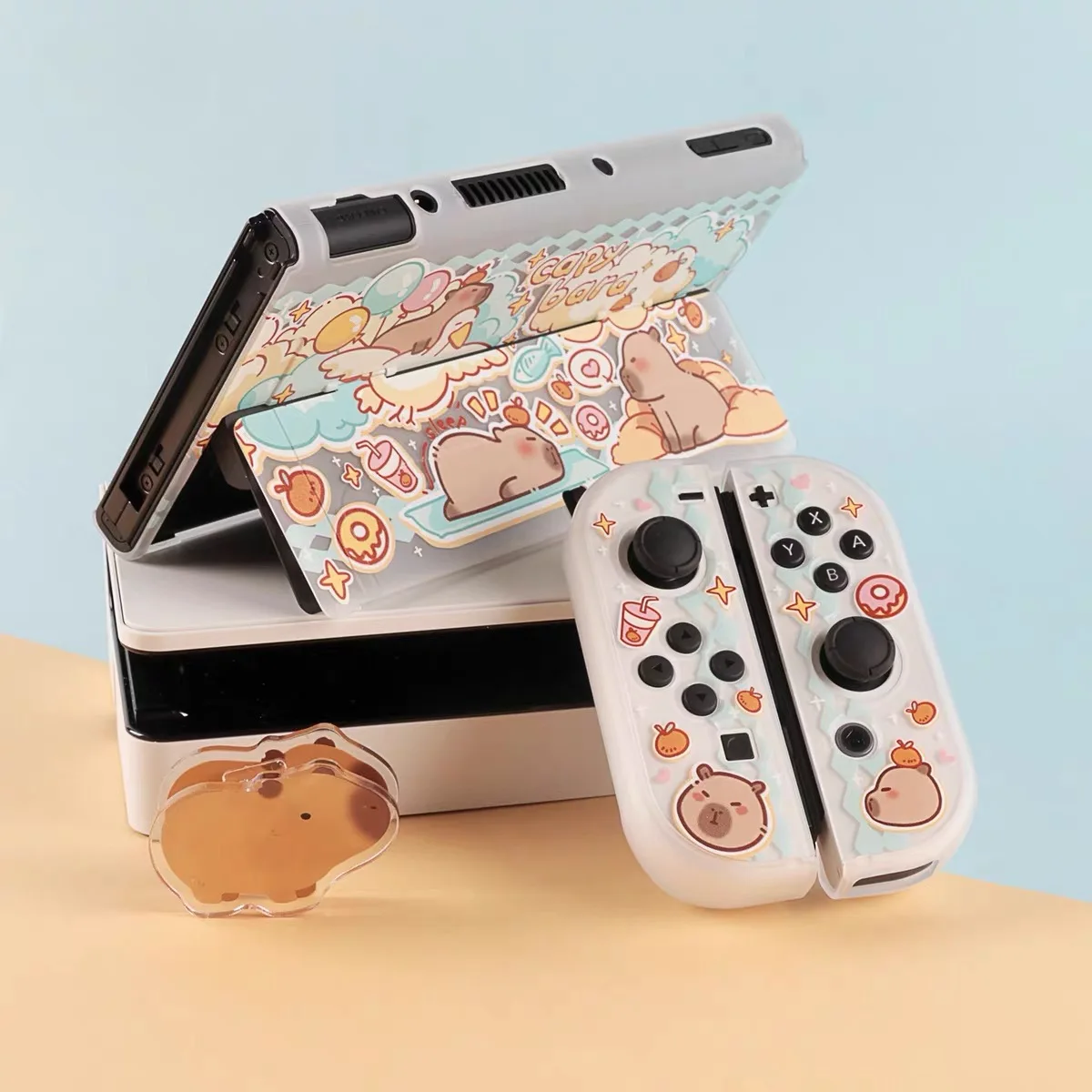 Funda Nintendo Switch OLED Case Kawaii Capybara Cover Case