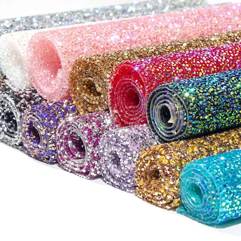 Nail Art Table Mat Foldable Shiny Nail Art Table Mat Rhinestone Hand Rest Cushion For Nail Salon Manicure Accessories Pad Sparkling Table Mat