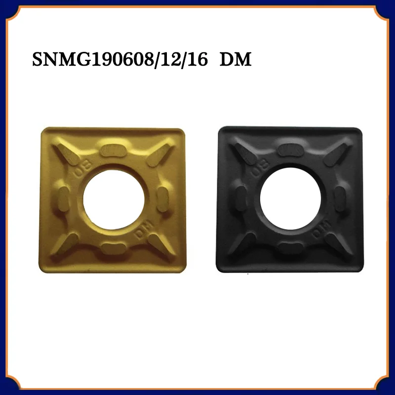 

10PCS SNMG190608 SNMG190612 SNMG190616 DM YBC251 YBC252 Carbide Insert CNC Turning Tools SNMG Blade Lathe Cutter Tool for Steel