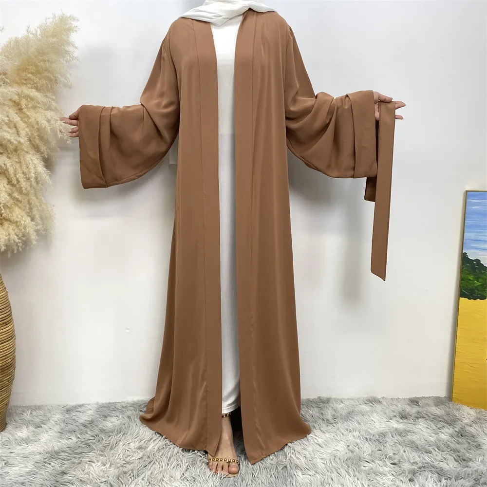 Ramadan Open Abaya Dubai Saudi Turkey Kaftan Muslim Abayas Kimono for Women Modest Robe Caftan Marocain Femme Islamic Clothing