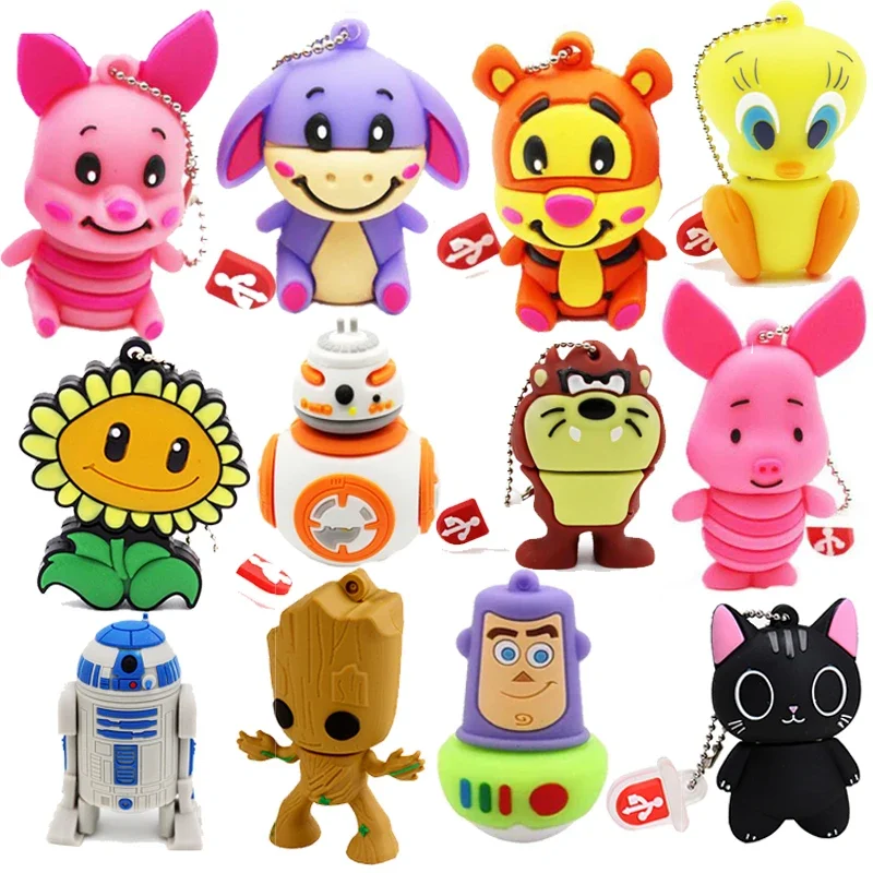 Jasters Creative Cartoon Usb Flash Drives Vari Simpatici Animali Regalo Memory Stick 64Gb 32Gb Pen Drive Regali Di Compleanno Per Bambini