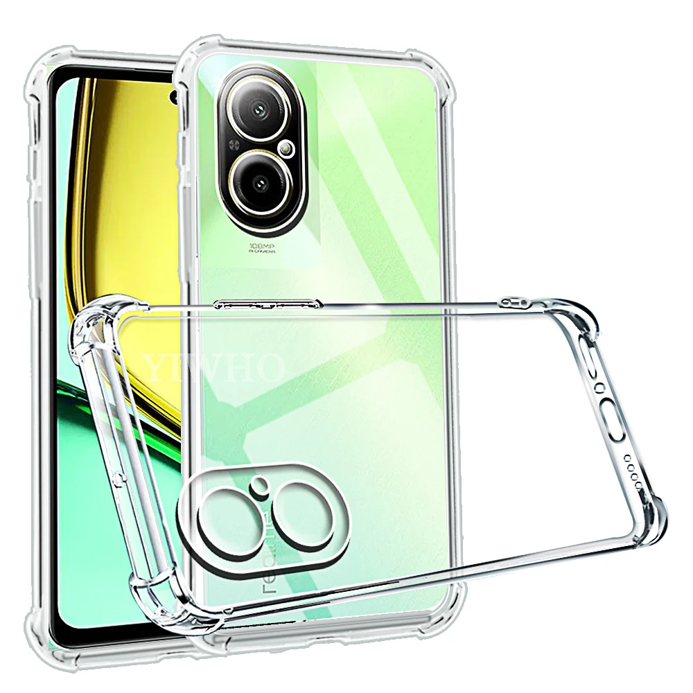 Shockproof Transparent Clear Silicone Phone Case