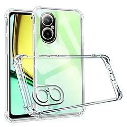 Shockproof Transparent Clear Silicone Phone Case for Realme C53 global