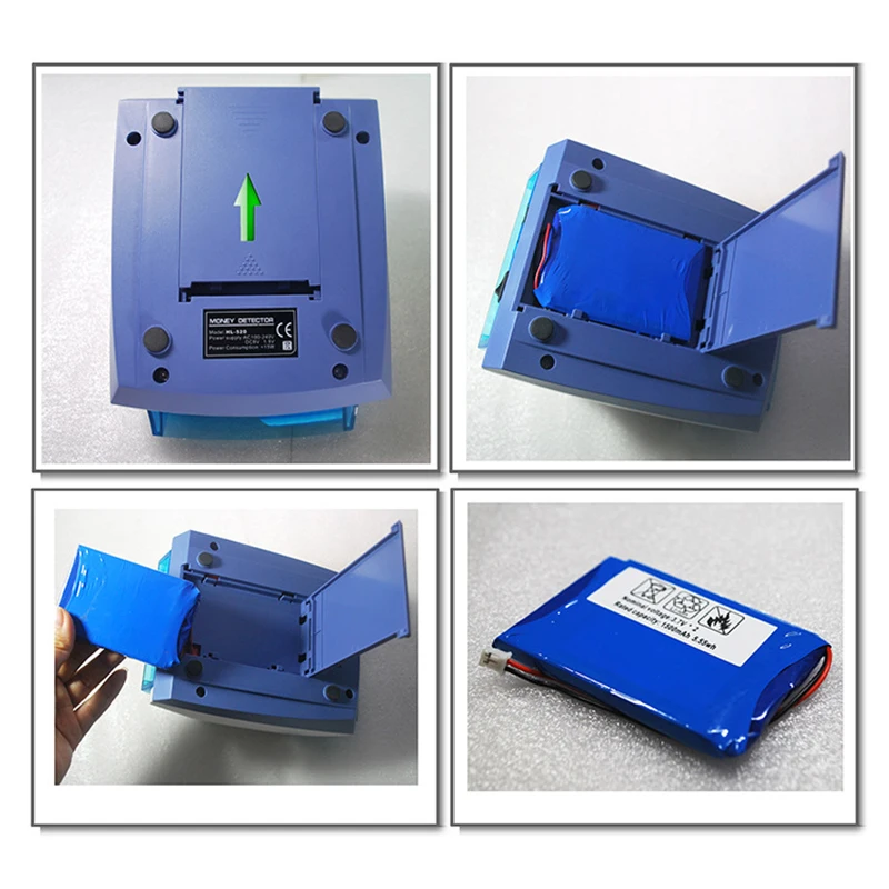 XD-520B Small Commercial Banknote Detector Portable USD Euro Banknote Detector Can Total Amount Can Bring Lithium Battery