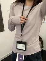 Slim Fit Long Sve T-irt Women's Spring Autumn Sun Protection irt Thin Design Sensation Slimming Base irt Korean Sle