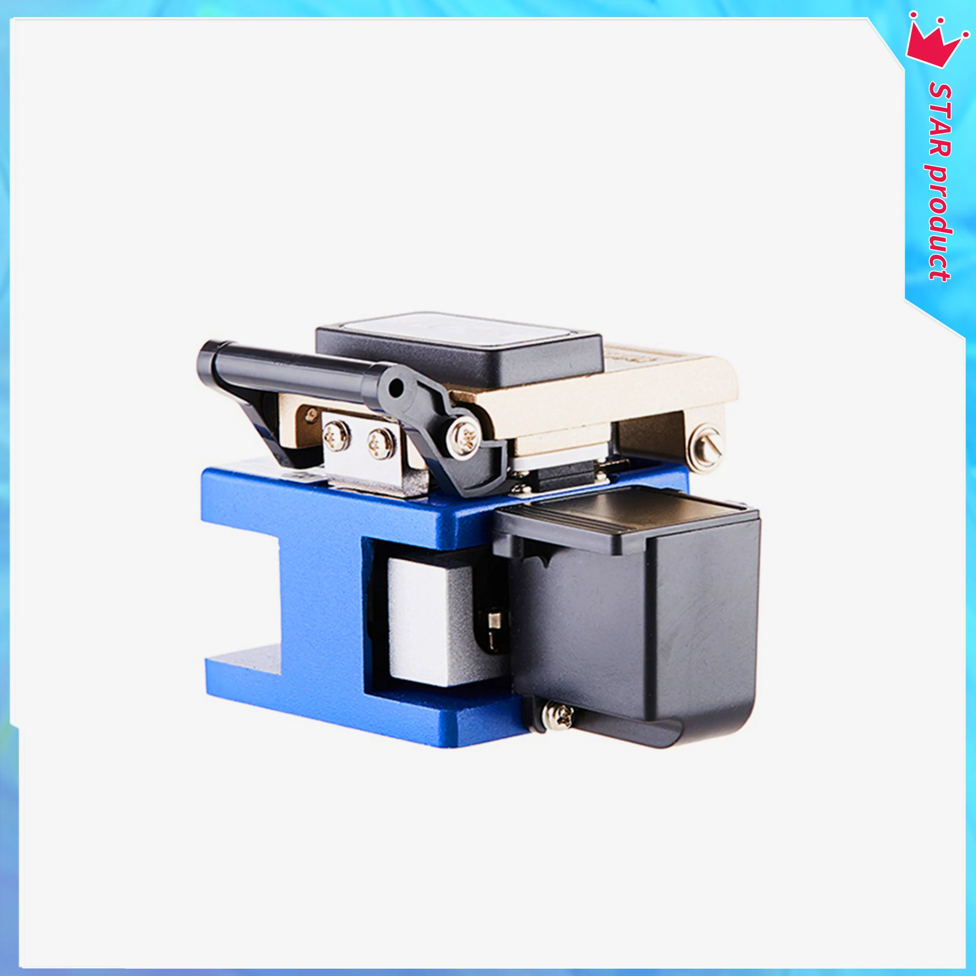 FC-6S Fiber Cleaver FTTH 3-in-1 Fiber Optic Cable Cutting Knife Tool 12 Surface High Precision Cutting Knife Free Shipping