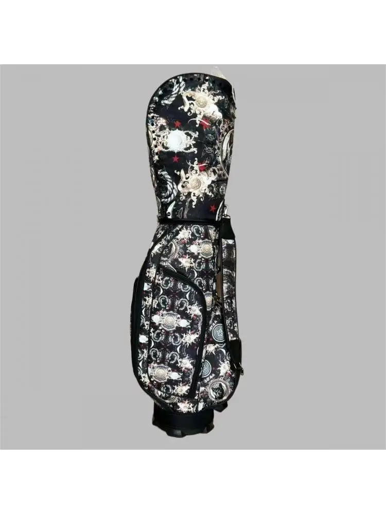 

New Golf Bag Puller Bag Fashionable Tug Bag Golf Club Bag Trendy Pattern Nylon Material