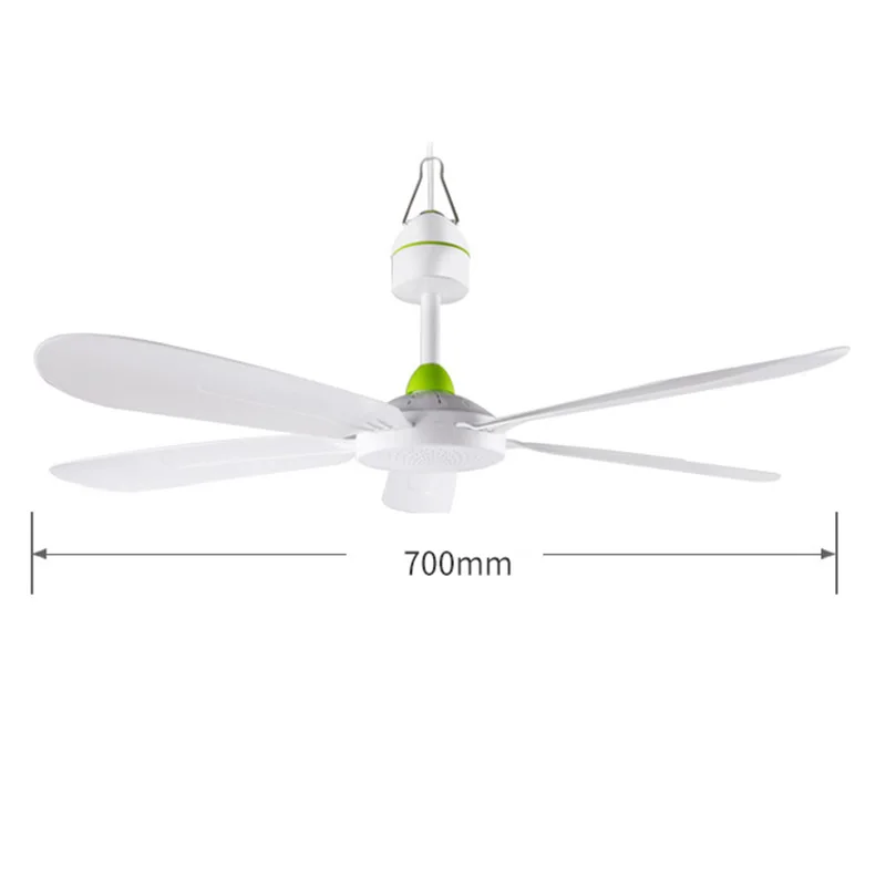 220V EU Mini Ceiling Fan Energy-Saving Anti-Mosquito Summer Cooling Fans Cooler for Home Dormitory 6 Blades