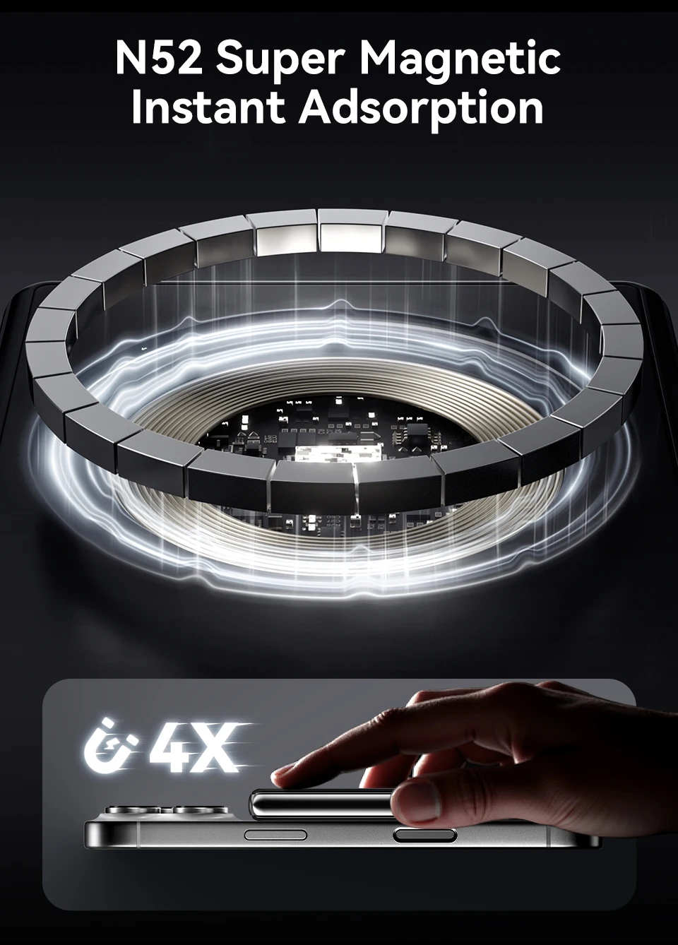Kuulaa Qi2 Magnetic Power Bank 10000mAh PD 20W