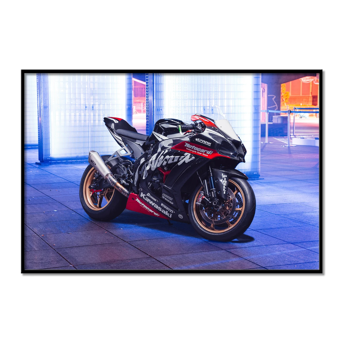 100 正規品 09 11 Zx 10r Kawasaki Motorcycle 12x18 Art Wall Aluminum Metal オブジェ 置き物 Www Oroagri Eu