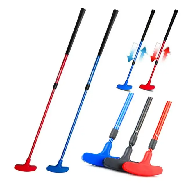 1pc Kids Adults Golf Putter Club Children Double Side Mini Rubber Head Putter Equipment Fitness Golf Toys For Golf Games 4