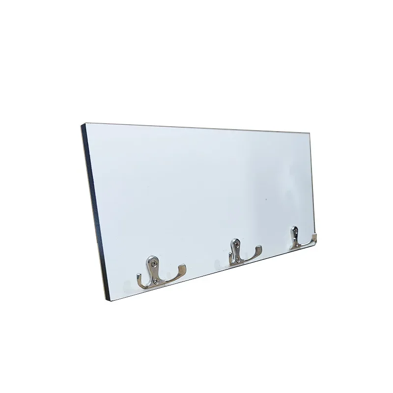 4개/세트 승화 인쇄용 천 걸이 키 홀더 300x150x9mm 가정용 현관 수납 정리함