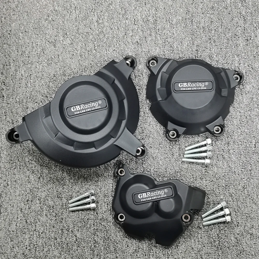 Motorcycle Engine Cover Protection Case Carbon Fiber Texture For KAWASAKI Ninja ZX-10R 2011 motorcycle engine cover engine cover protector engine guard