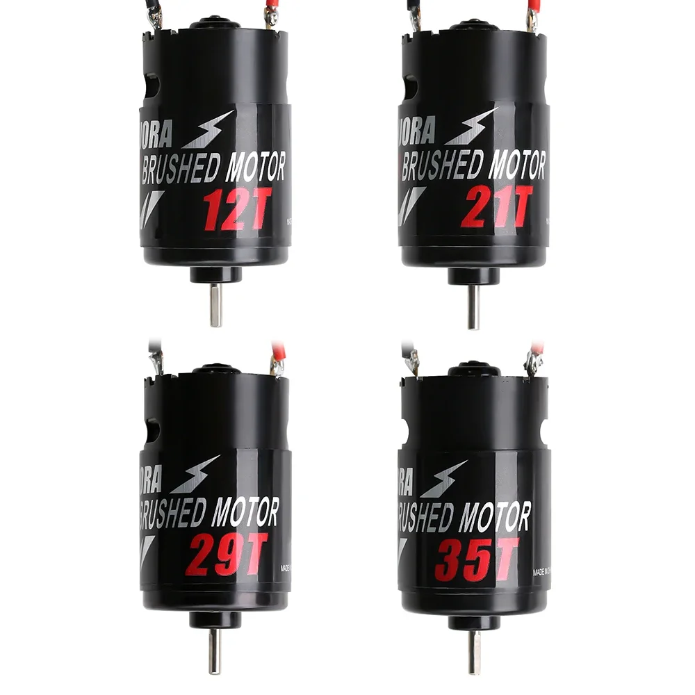 Waterproof 550 Brushed Motor 12T 21T 29T 35T 55T for 1/10 RC Rock Crawler Axial SCX10 90046 AXI03007 JL TRX-4 Slash 1PCS