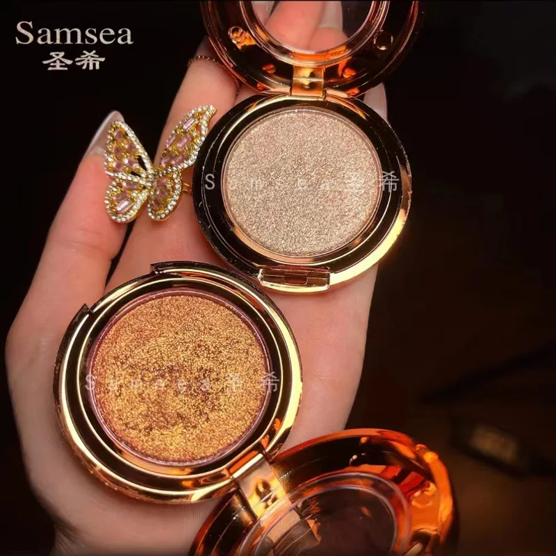 

Samsea Eyeshadow Pigment Glitter Long Lasting Single Charming Eye Shadow Metallic Makeup Waterproof Stereo Makeup Look Beauty