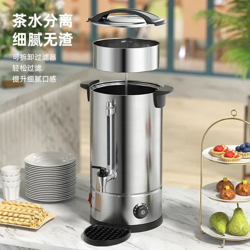 Outdoor Electric Hot Water Boiler Urn Stainless Steel Commercial Hot Water Boiler Dispenser 4