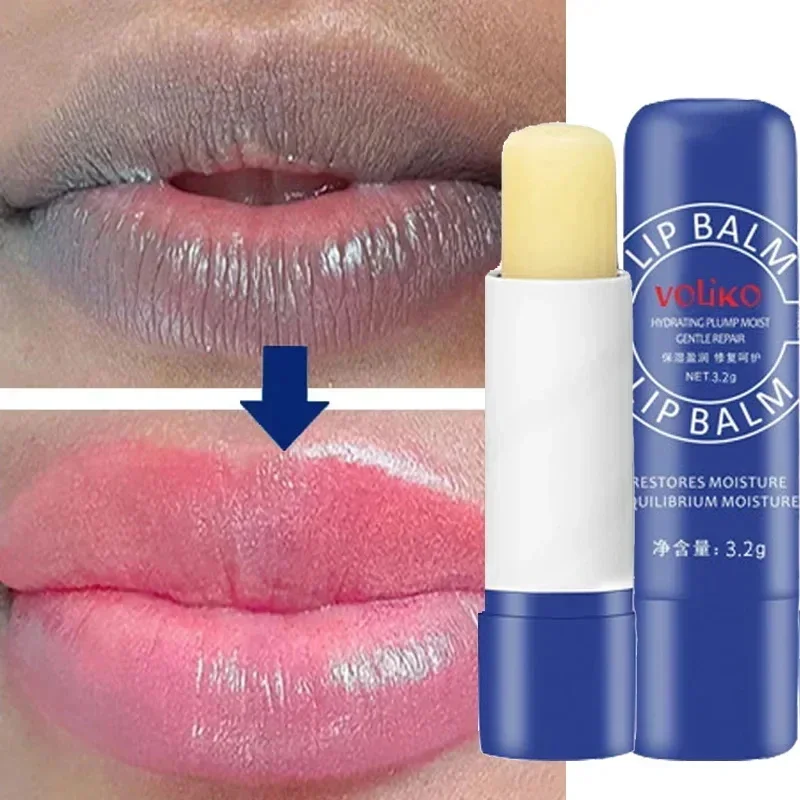 Lip Balm Remove Dark Fast Lightening Pink Mouth Lips Serum Bleaching Exfoliating Clean Lips Skin Care Moisturizing For Men Women sponge micro needle freeze dried powder repair acne clean hair follicles remove blackheads seaweed bone plant microneedle serum