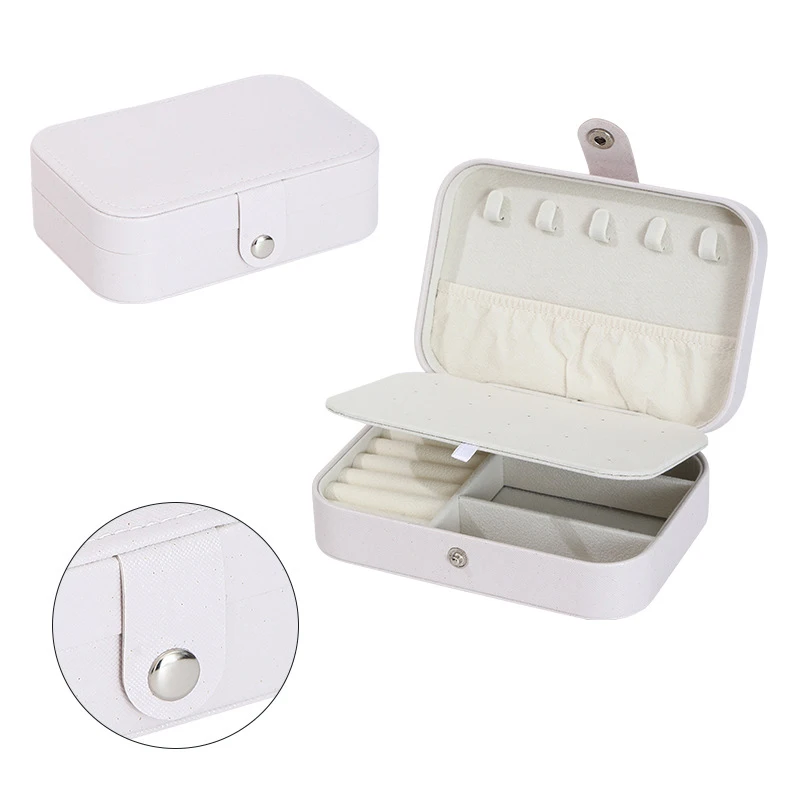 Large Capacity Jewelry Box Double Drawer Earrings Necklace Ring Storage Box Outdoor Travel Portable Jewelry Storage Box 21 Large Capacity Jewelry Box Double Drawer Earrings Necklace Ring Storage Box Outdoor Travel Portable Jewelry Storage Box