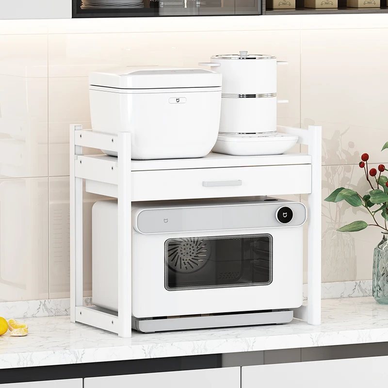 

Wyj Alumimum Kitchen Rack with Drawer