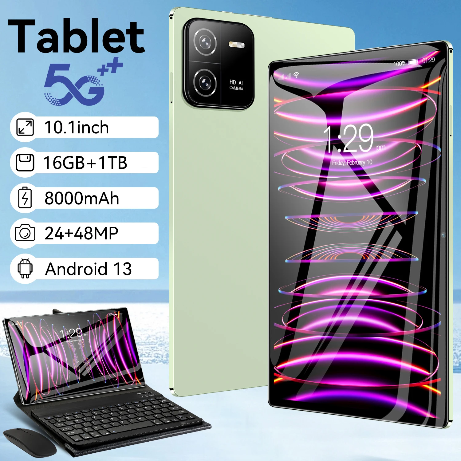 

2024 Original Global Version Tablet Android 13.0 Pad 6 Pro Snapdragon 888 16GB+1TB Tablet PC 5G Dual SIM Card or WIFI HD 4K Mi
