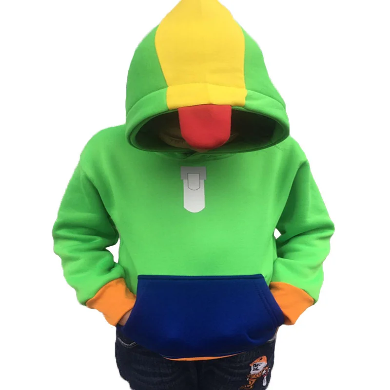 

Supercell Leon Spike Splicing Children Wear Kids Hoodie 3D Boys Girls Tops Hoodies Children's Sweatshirt 3D Game Boys Pullover