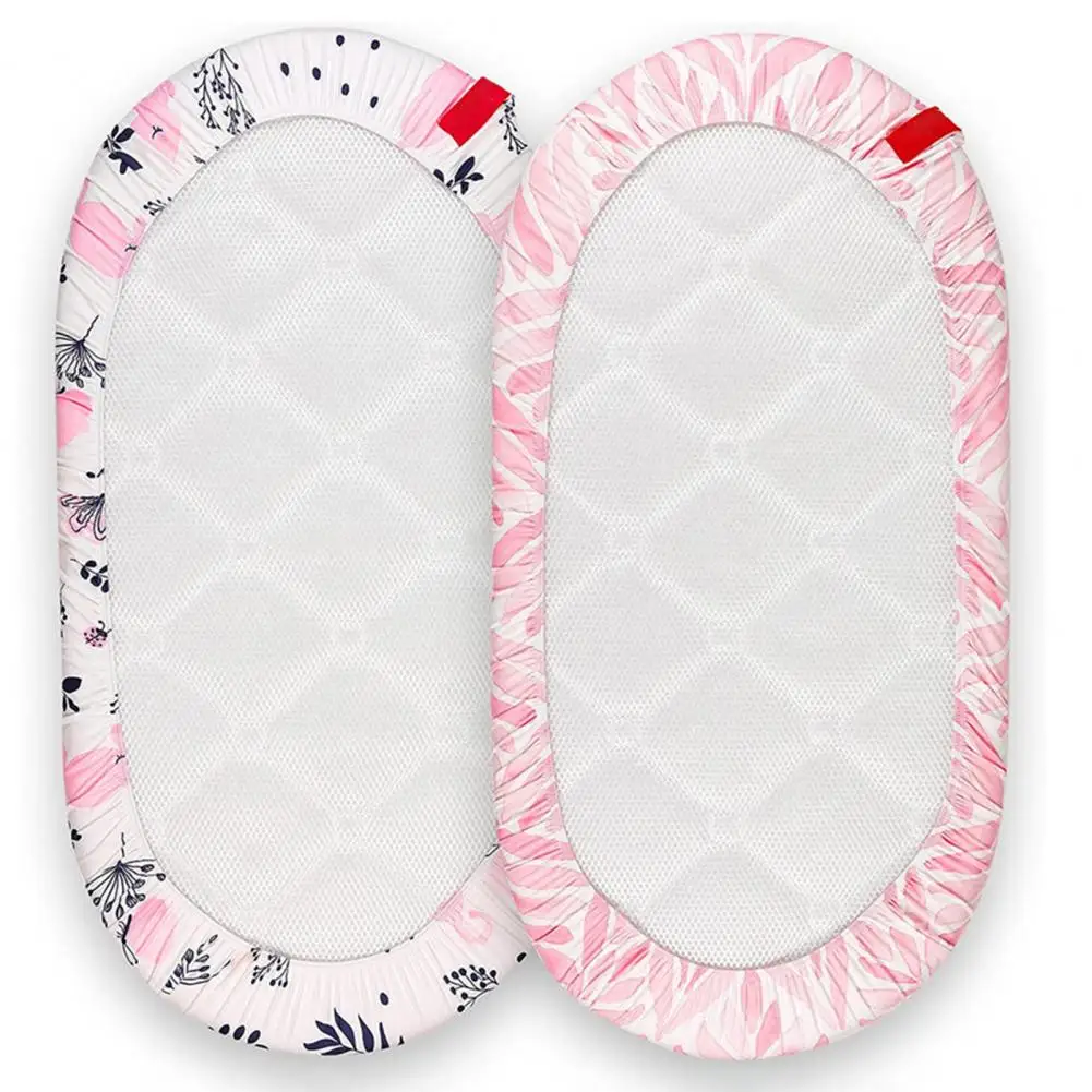 82x41cm Baby Changing Pad Cover Floral Print Fitted Crib Sheet Infant Or Toddler Bed Nursery Unisex Diaper Change Table Sheet bassinet sheets crib sheets bed sheets