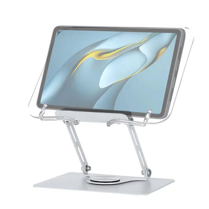 Suporte Ajustável Livro Acrílico para Leitura Suporte Dobrável 360 Rotating Tablets Livro Didático e Livro de Receitas - Imagem 6