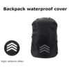 【40】Backpack Rainproof Cover Outdoor Hiking Backpack Protective Cover Lightweight Portable Waterproof Cover Dustproof 1
