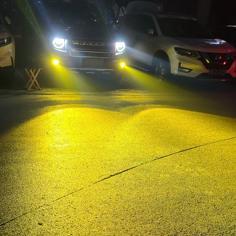 30W White & Yellow Led Fog Light for Haval Dargo Big Dog DaGou 2020 2021 2022 2023 2024 Anti Fog Lamp Assembly with Lens DRL 12V detail image 18