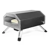Gas Pizza Machine Portable Home Outdoor Fully Automatic Rotary Oven Baking Gas Pizza Oven  0-300°C AM01Y0005 6