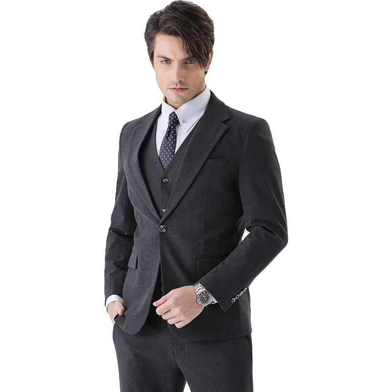 Traje De Hombre Elegante (Blazer+ Vest + Pants) Men's Fashion Business Casual Korean Business Wear Elegant Man Suit S-7XL