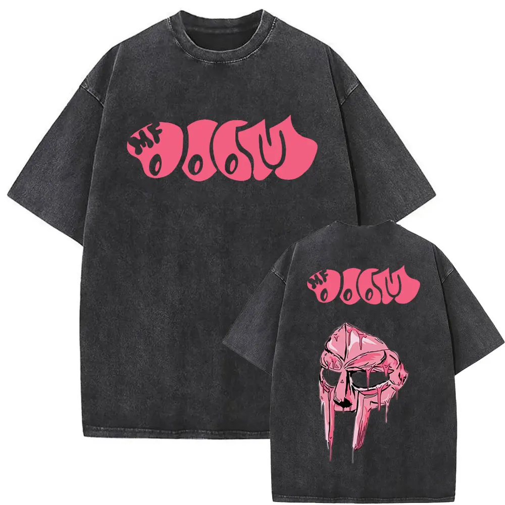 MF Doom Tシャツ MF DOOM - Throw Logo Black & Orange T-Shirt - Rhymesayers