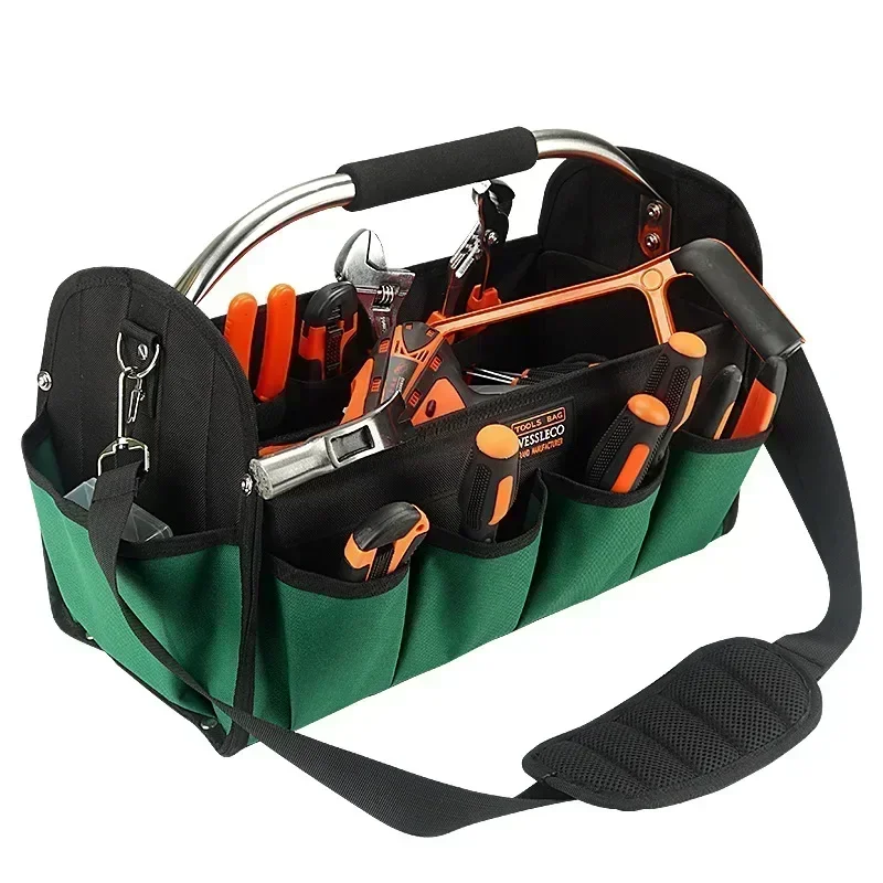 Household Multifunctional Oxford Cloth Professional Electrician Tool Bag Kit Box Backpack Case Pouch Toolbag Toolkit Toolbox