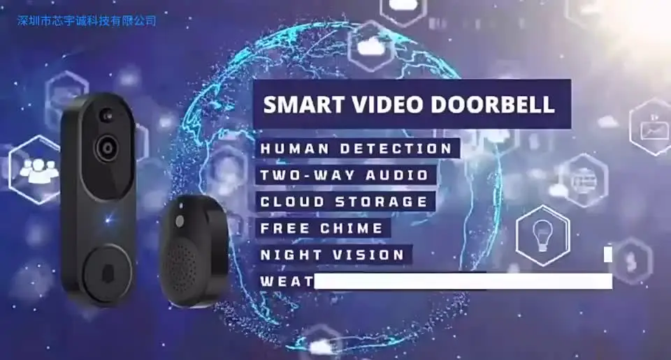 Беспроводной IP дверной звонок New Landing 4MP