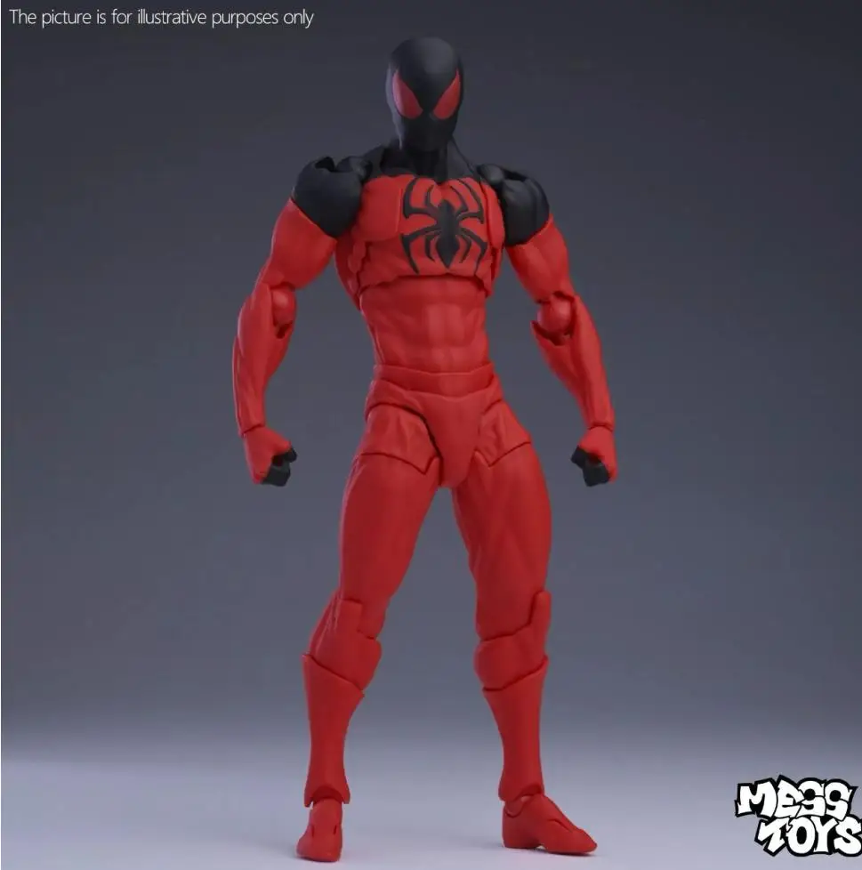 In Stock 2025 New Spider Figure Ct Toys Black Red Spider Mess Toys