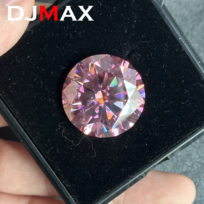 Pink Moissanite Diamond VVS1 Clarity Wholesale Round / Oval / Pear / Radiant / Emerald / Heart / Princess / Cushion / Asscher 3