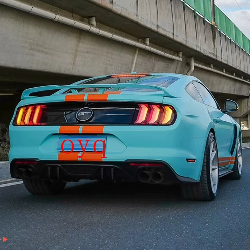 

For Ford Mustang 2015-2020 high quality ABS Plastic Unpainted Color Rear Spoiler Wing Trunk Lid Cover Car Styling