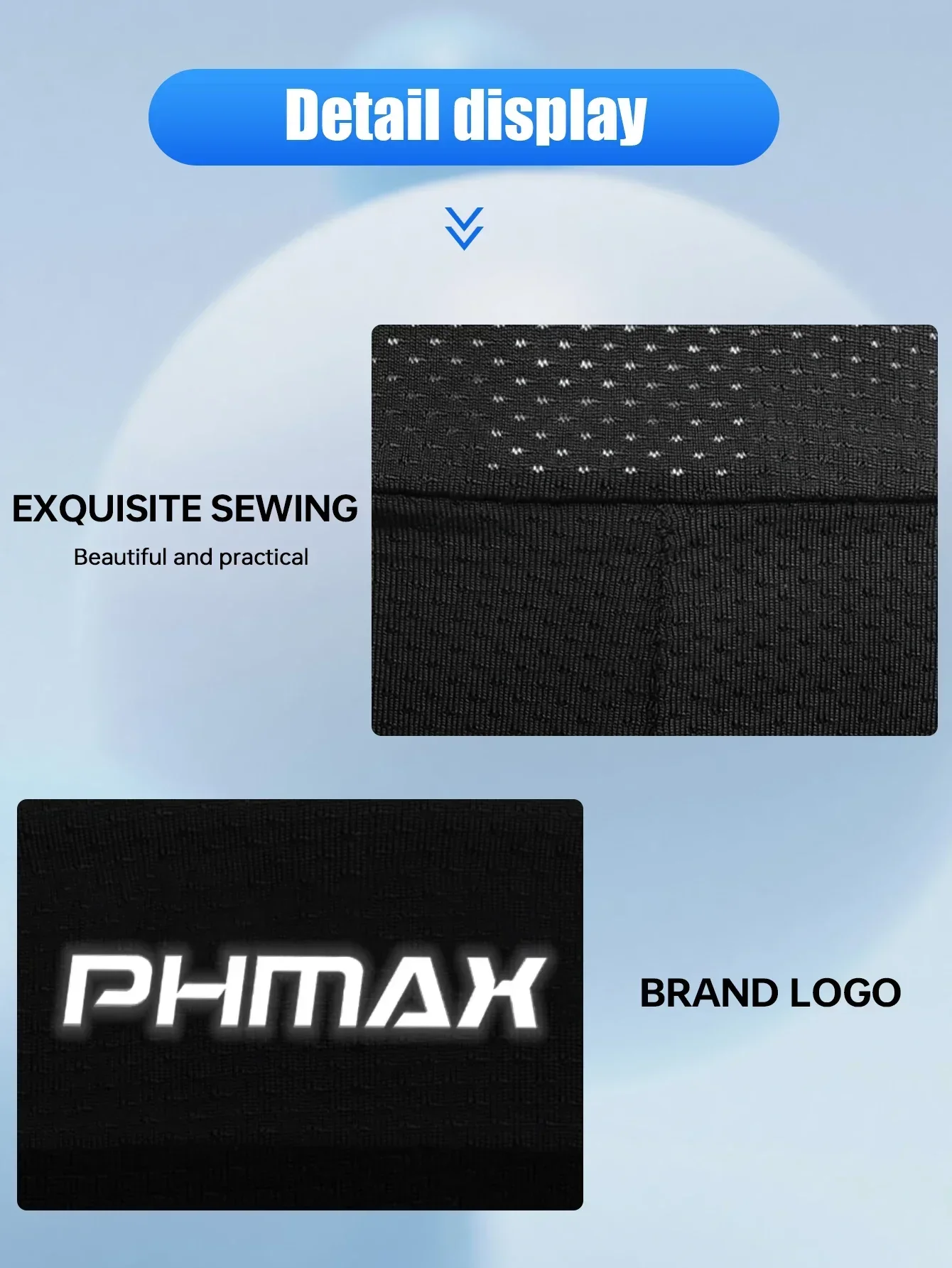 PHMAX Ice Silk Fahrradkappe, Sonnenschutz, Sportkappe, Sommer, leicht, schnell trocknend, Fahrradkappe, Fahrradmaske, atmungsaktives Bandana – Detail 13