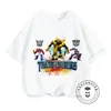 Transformers Cartoon Prints for Summer Coolness Stylish Boys' T-shirts with O-neck Design American Edition for Elastic Children 2
