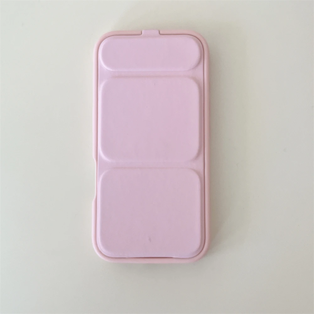 Magnetic Folding Stand Holder Lens Protect Phone Case with Magsafe – Flip Solid Candy Cover