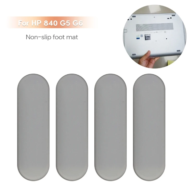 Sostituzione Del Piede Dei Piedi In Gomma Da 4 Pezzi Per Hp 840 G6 745 830 735 Piedi Del Computer Portatile Connettore Della Cassa Inferiore Piedi Di 