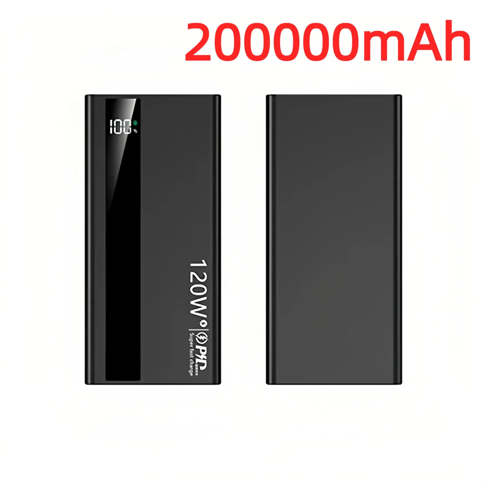 Black 200000mAh