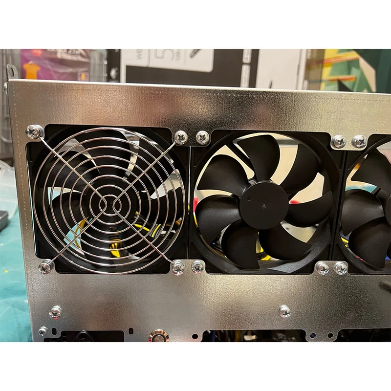 Cooler Fan AFB1212SH 12025 DC 12V 0.80A Cooling Fan 120X120x25mm Double Ball Bearing 3400 Rpm 113Cfm For Mining