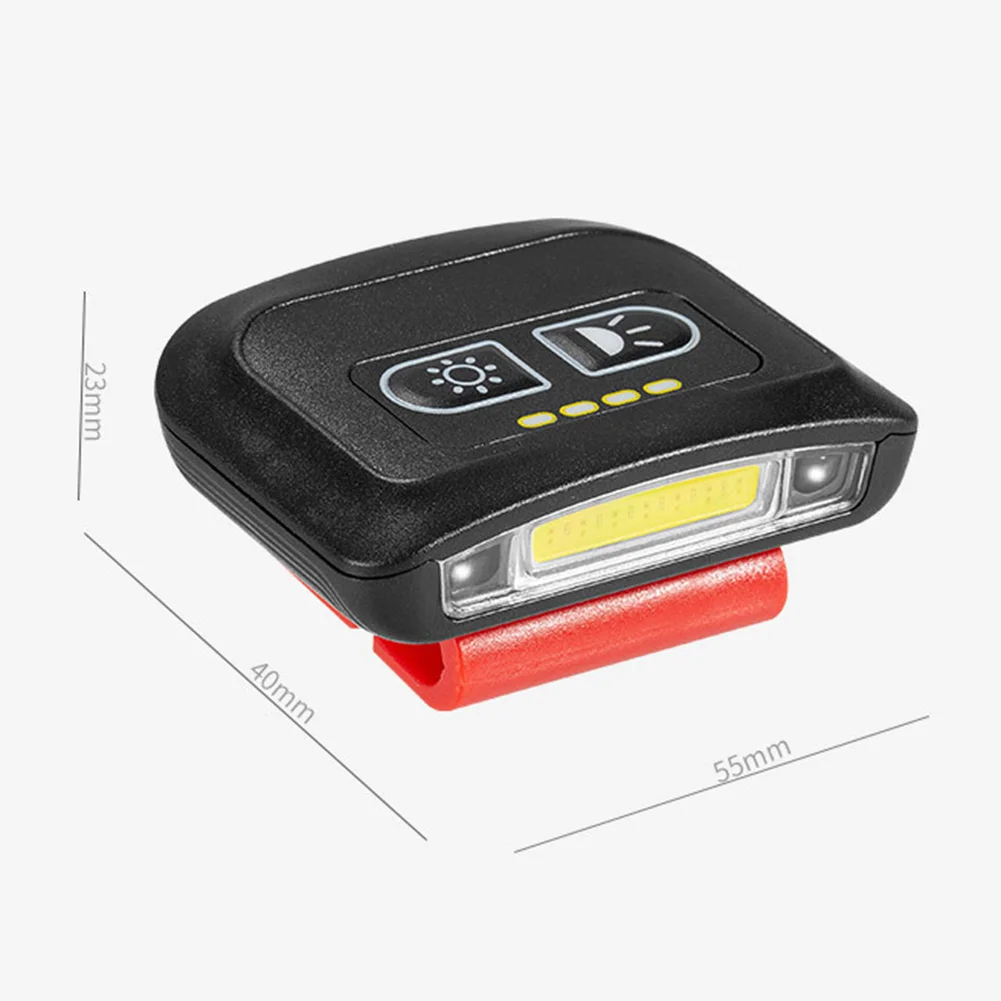LED 낚시 헤드라이트, 방수 유도 스위치, 등반 헤드라이트, 충전식 헤드 토치, 야외 모험용 미니 휴대용