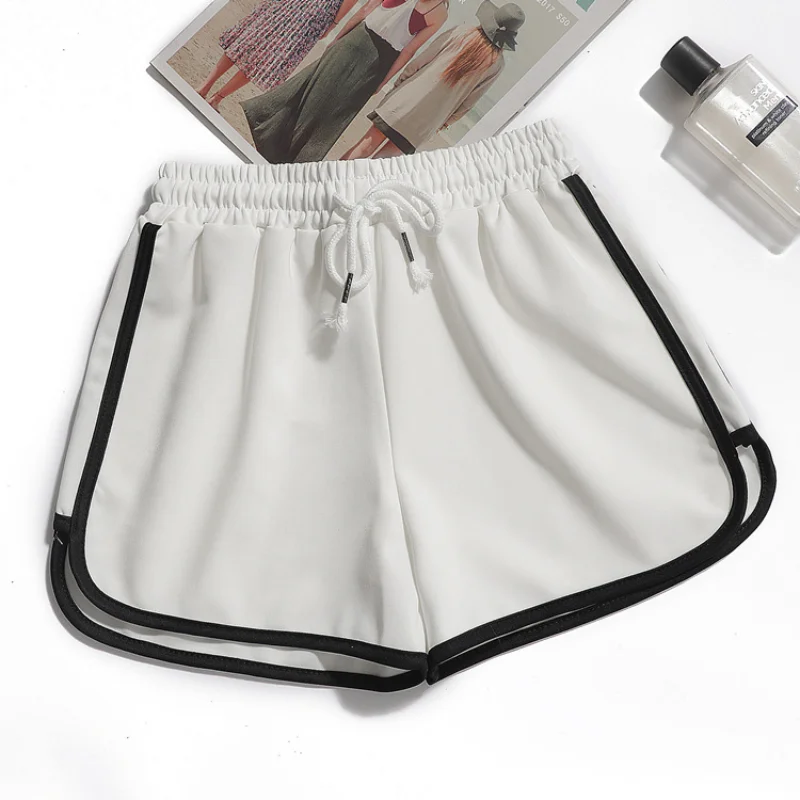 Women yoga Shorts outer wear mid-waist