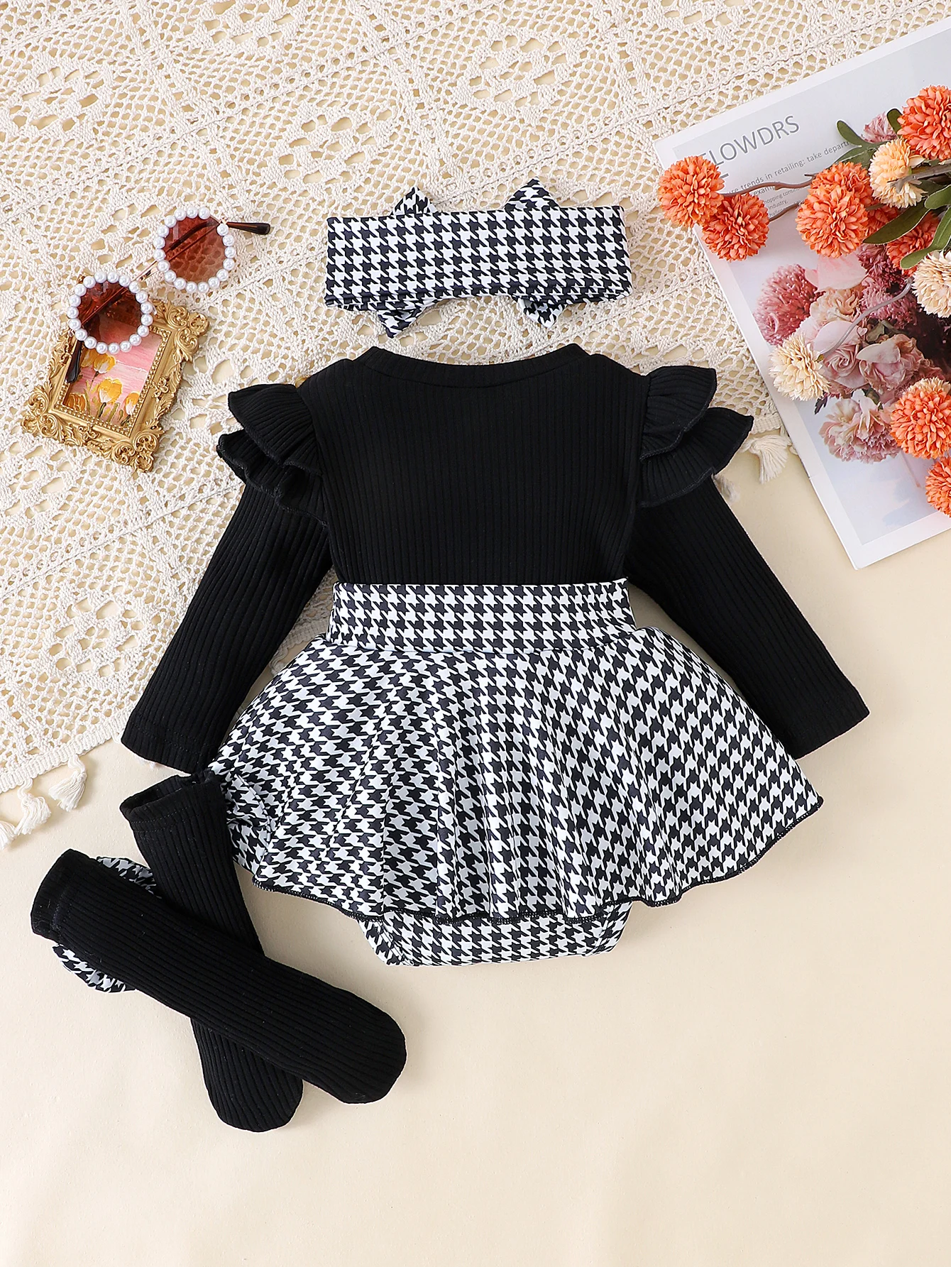 2PCS Baby Girl Top & Skirt Set 2
