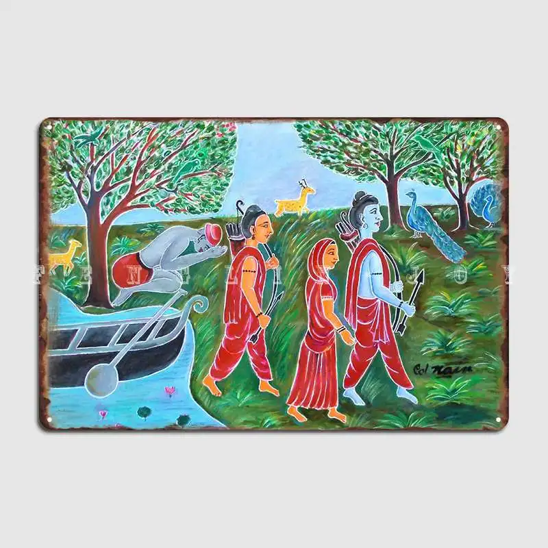 Ramayana Vi Metal Plaque Poster Plaques Vintage Pub Garage Club Home Tin Sign Posters