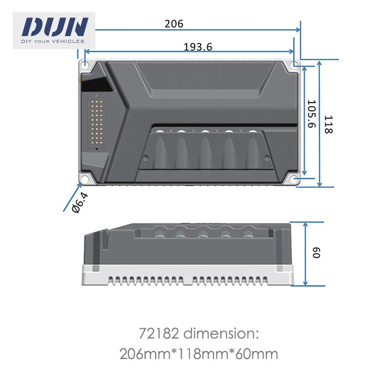 Lingbo Controller LBMC72182 70A DC FOC Sine Wave Programmable Speed Up 60kmh to 70kmh Motor Driver for Niu Scooter N1/N1S/M+/U