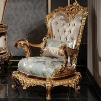 Royal Red Genuine Leather Sofa Settee – Luxury Living Room Furniture Set with Elegant Classic Design and Comfort - Image 3