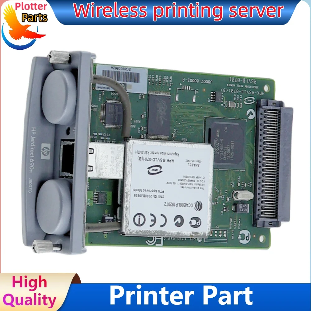 HP 플로터 프린터용 EIO 690N 프린트 서버, JetDir 690n 네트워크 카드, 스캐너 부품, 무선 원격 인쇄, Scanjet 7000